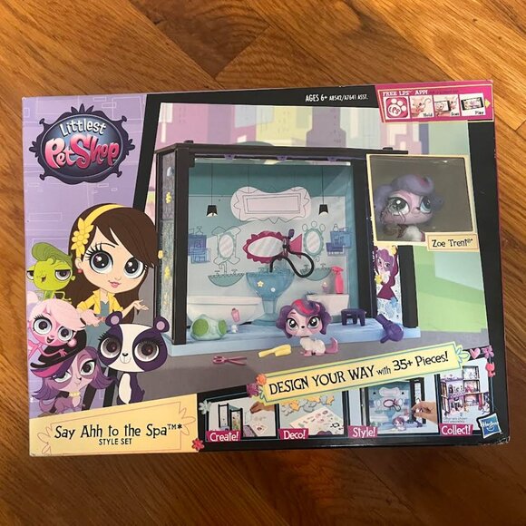 Littlest Pet Shop "Say Ahh to the Spa" Style Set - Picture 1 of 6